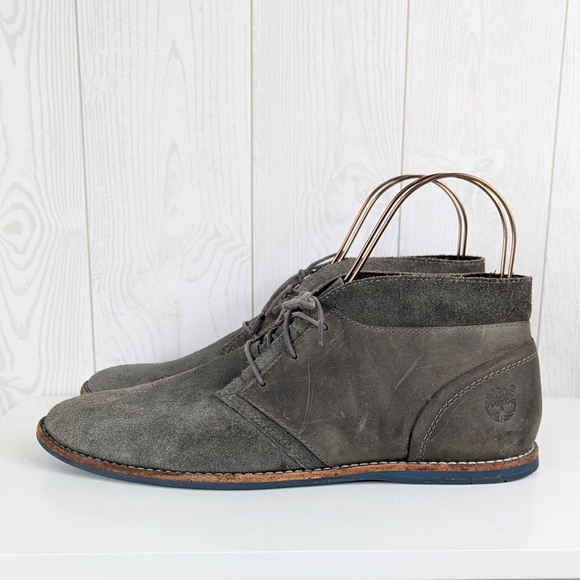 Timberland Rivenia Suede Shoes Men's Size 10.5 Gray Genuine Leather and … - Picture 10 of 15